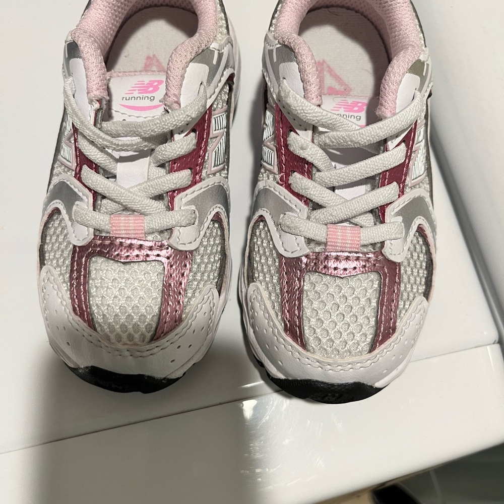 New Balance Kids Sneakers - Pink and Gray